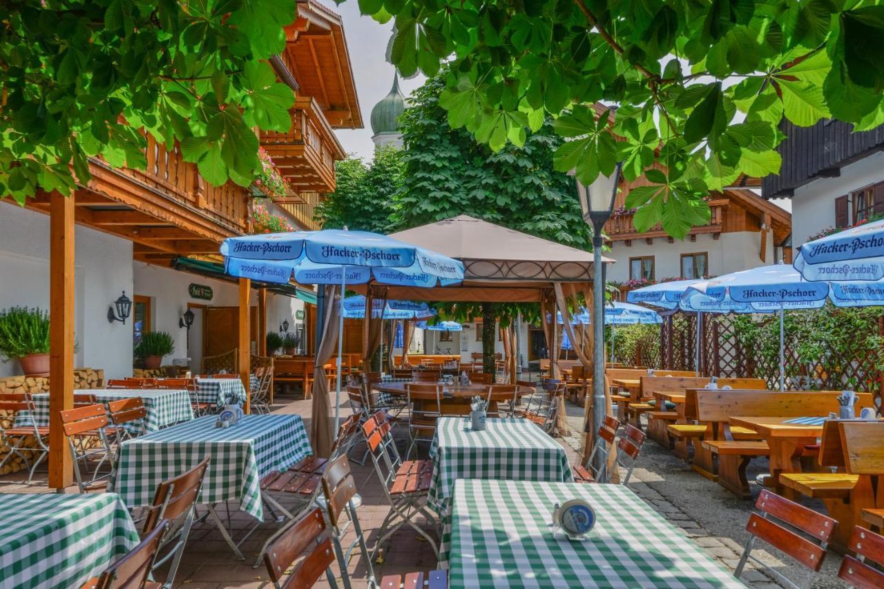 Metzgerei Gasthof Oberhauser - Hotel Zur Post Egling Exterior photo